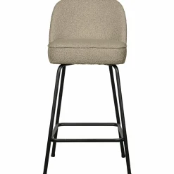 Barstoel Vogue Bouclé - Beige (zithoogte 65cm) - Loft24.nl