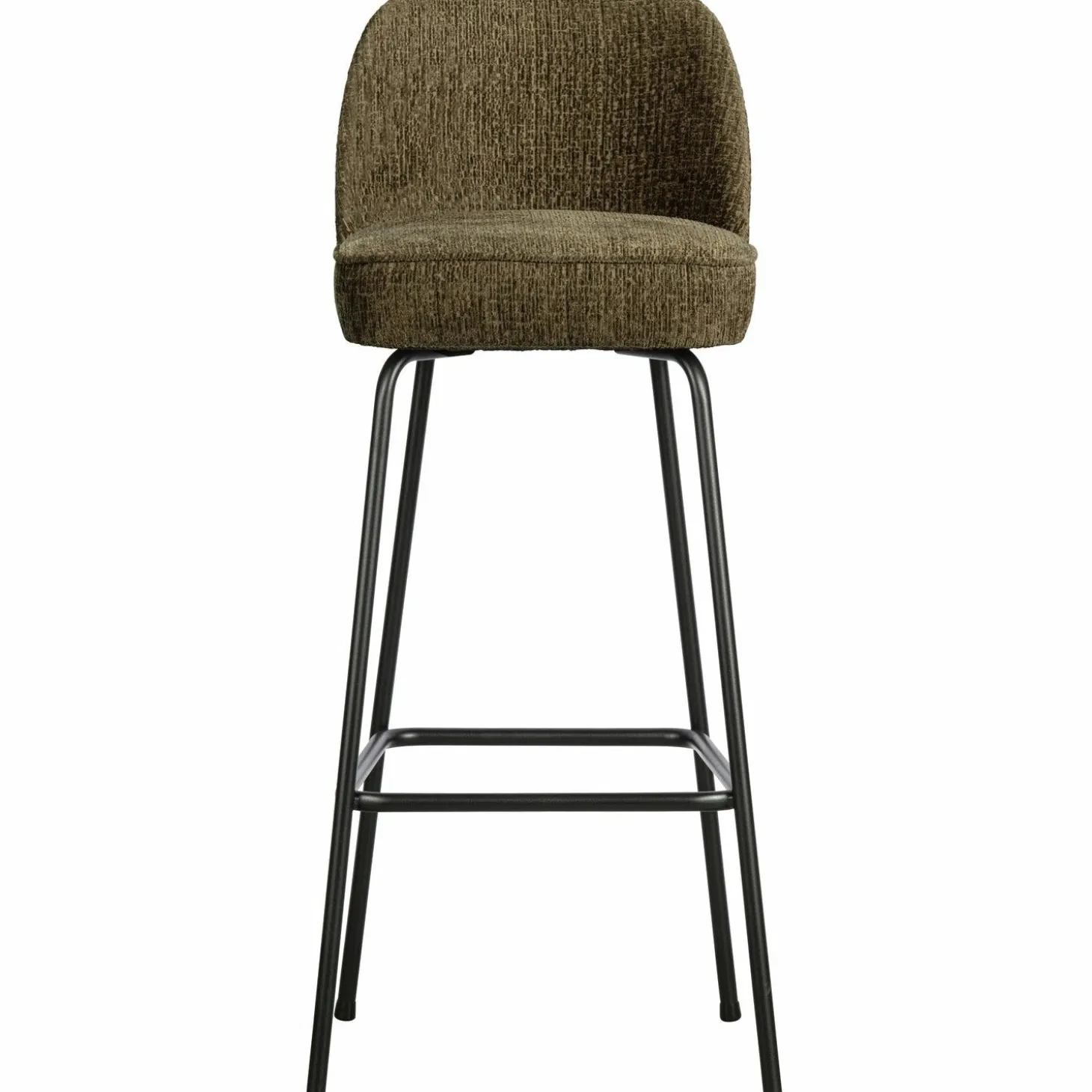 Barstoel Vogue Structure Velvet - Bonsai (zithoogte 80cm) - Loft24.nl