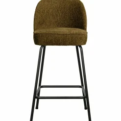 Barstoel Vogue Velvet - Brass (zithoogte 65cm) - Loft24.nl