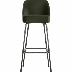 Barstoel Vogue Velvet - Donkergroen (zithoogte 79cm) - Loft24.nl