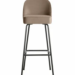 Barstoel Vogue Velvet - Khaki (zithoogte 79cm) - Loft24.nl