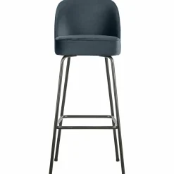 Barstoel Vogue Velvet - Teal (zithoogte 79cm) - Loft24.nl