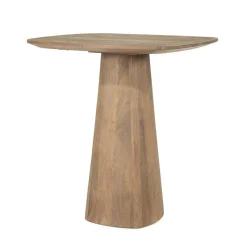 Bartafel Aron Mangohout 80 x 80cm Lichtbruin - Loft24.nl