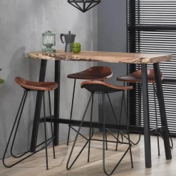 Bartafel Live Edge Boomstam 125 x 46 cm - Naturel - Loft24.nl