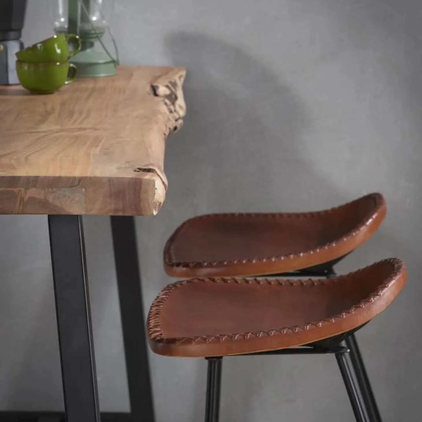 Bartafel Live Edge Boomstam 125 x 46 cm - Naturel - Loft24.nl