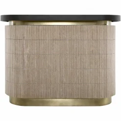 Bartafel Martini Travertin en hout - 140 x 60cm - Loft24.nl