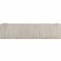 Bean hoekbank links grove ribstof naturel - Loft24.nl