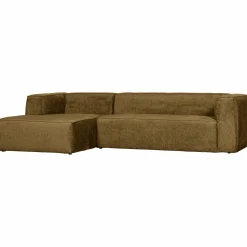 Bean hoekbank links structure velvet spices - Loft24.nl