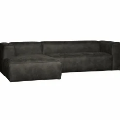 Bean hoekbank links zwart - Loft24.nl