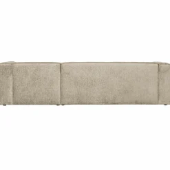 Bean hoekbank rechts structure velvet buttermilk - Loft24.nl