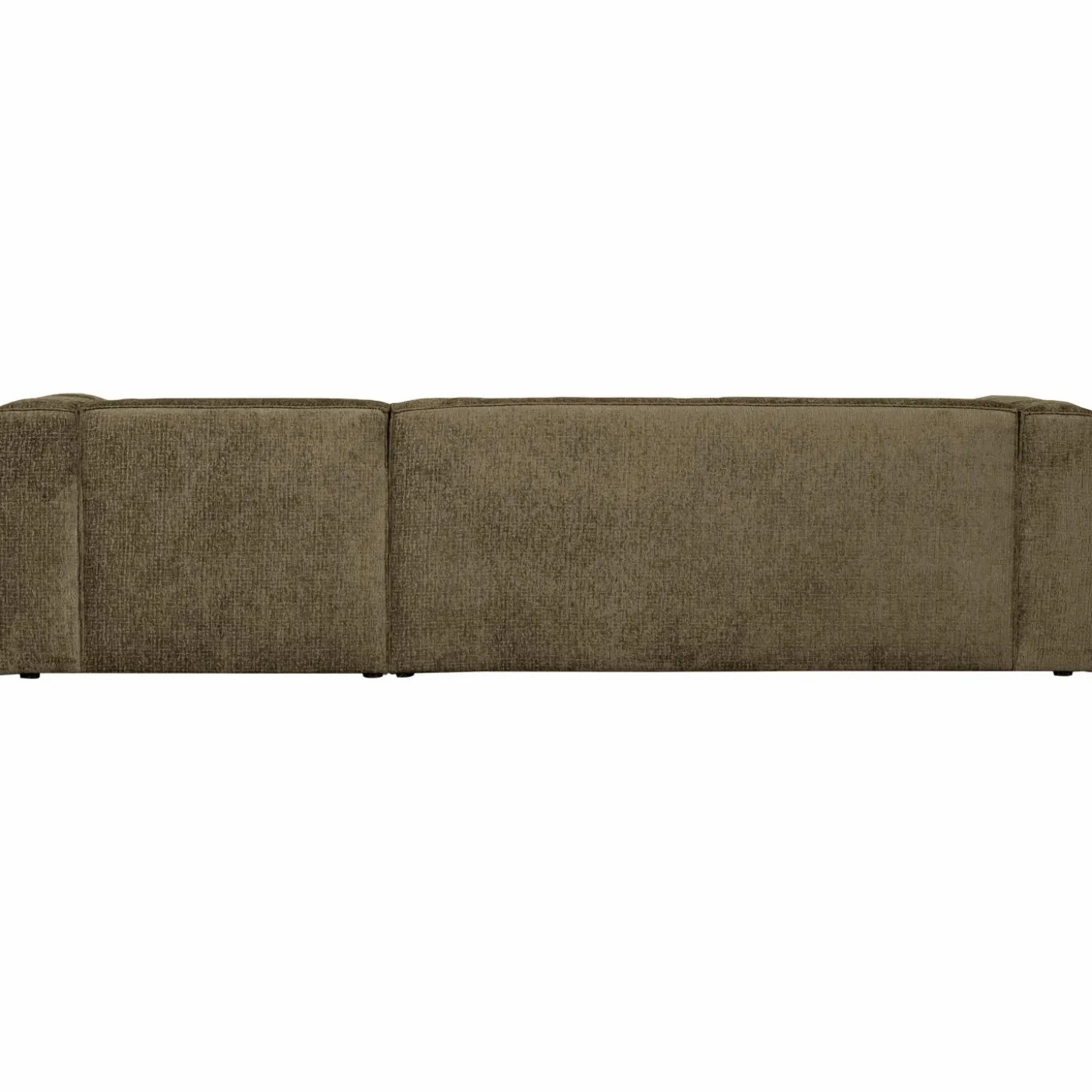 Bean hoekbank rechts structure velvet moss - Loft24.nl