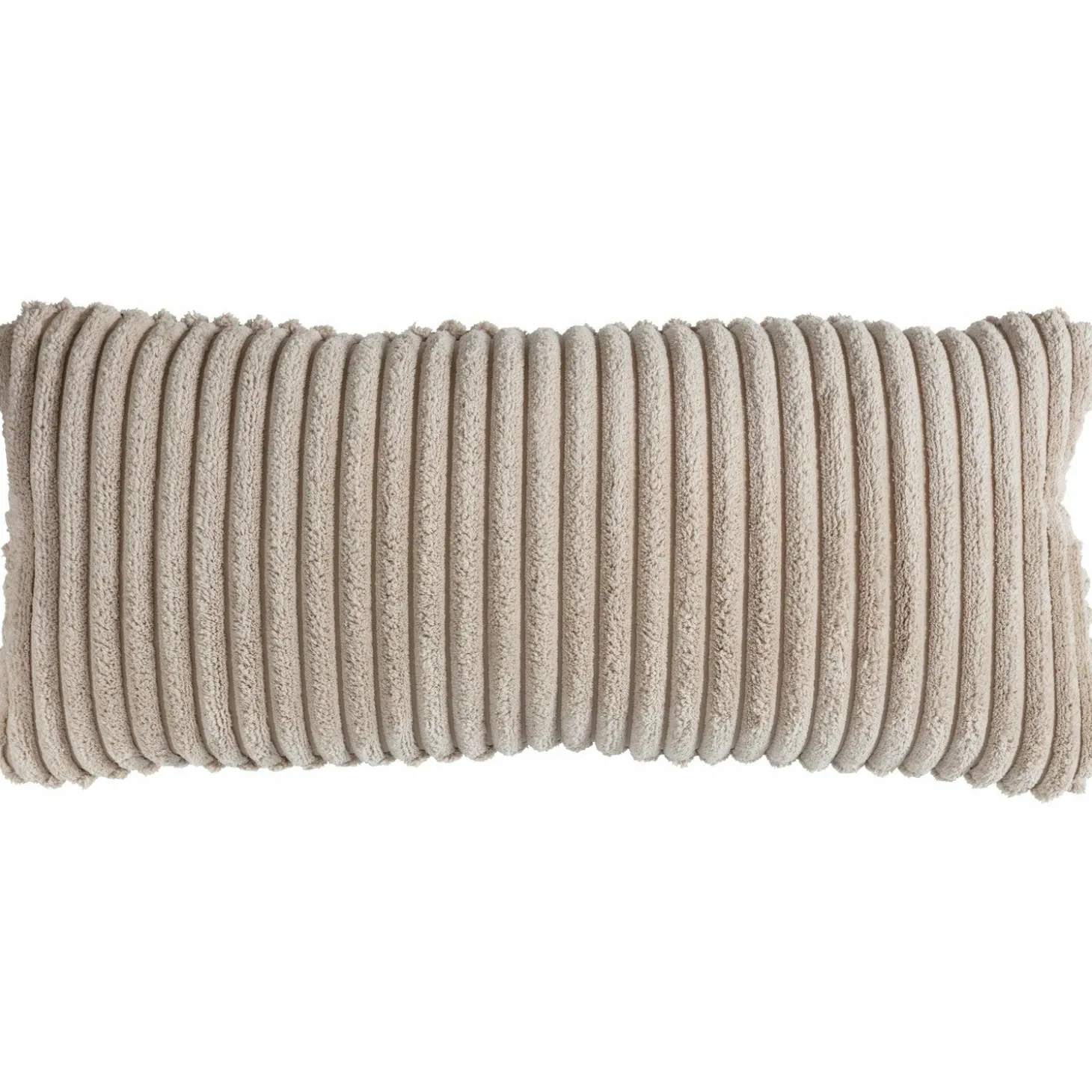 Bean kussen grove ribstof travertin - Loft24.nl