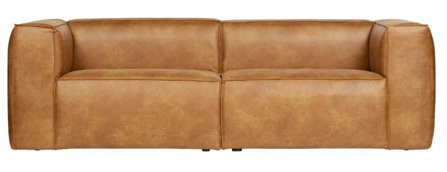 Bean 3,5-zits bank cognac - Loft24.nl