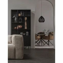 Bean 3,5-zits bank grove ribstof travertin - Loft24.nl