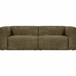 Bean 3.5-zits bank structure velvet moss - Loft24.nl