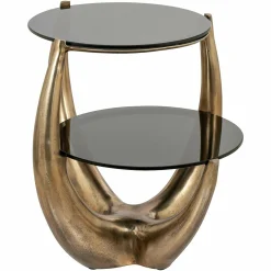 Bijzettafel Aida 61 x 48 cm - Goud - Loft24.nl