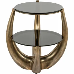 Bijzettafel Aida 61 x 48 cm - Goud - Loft24.nl