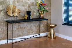 Bijzettafel Arlo Ø35 cm - Goud - Loft24.nl