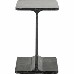 Bijzettafel Benson Marmer - Zwart - Loft24.nl