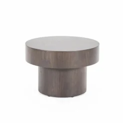 Bijzettafel Bobbie - donkerbruin - 45 x 45 cm - Loft24.nl