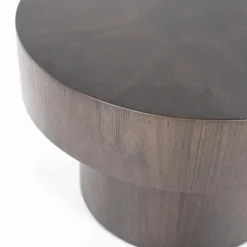 Bijzettafel Bobbie - donkerbruin - 45 x 45 cm - Loft24.nl