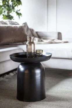 Bijzettafel Bodie Zwart 45 cm - Loft24.nl