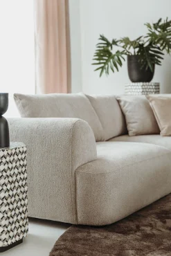 Bijzettafel Brendola Bone inlay 45 x 45 cm - Loft24.nl