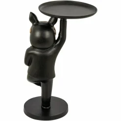 Bijzettafel Bullie Ø65 cm - Zwart/Goud - Loft24.nl