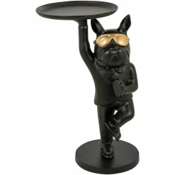 Bijzettafel Bullie Ø65 cm - Zwart/Goud - Loft24.nl