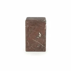 Bijzettafel Dice Marmer 30 x 30cm - Rood - Loft24.nl