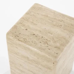 Bijzettafel Donta - Travertin - Loft24.nl