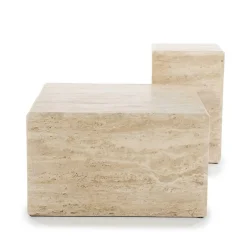 Bijzettafel Donta - Travertin - Loft24.nl