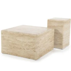 Bijzettafel Donta - Travertin - Loft24.nl