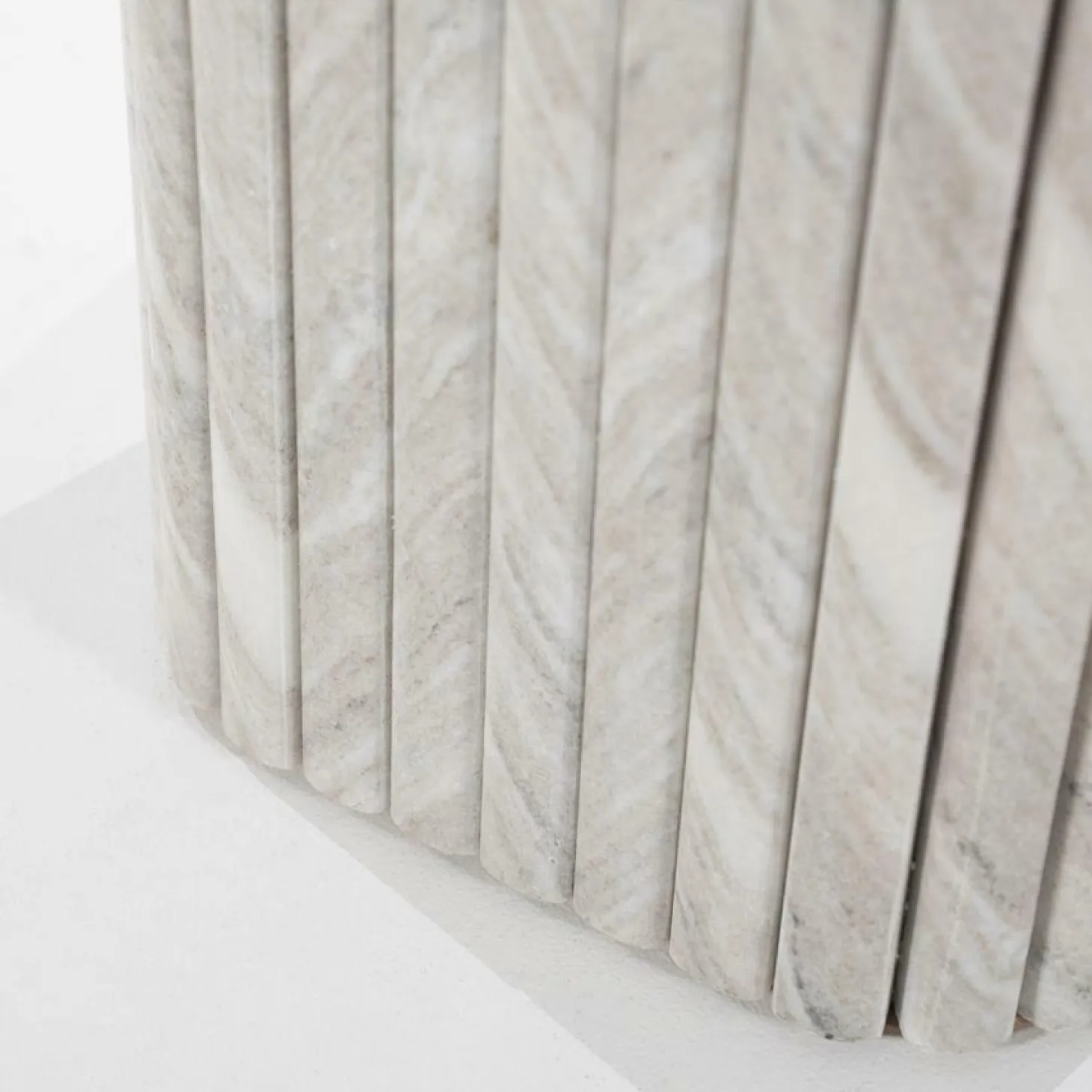 Bijzettafel Dorique Marmer - 45 x 45cm - Loft24.nl