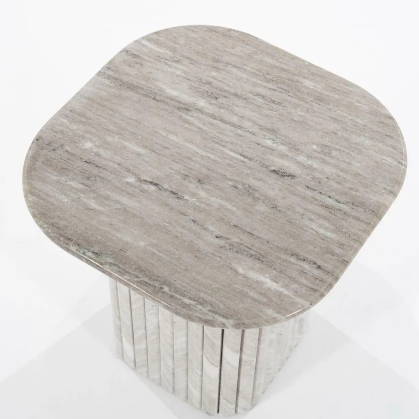 Bijzettafel Dorique Marmer - 45 x 45cm - Loft24.nl