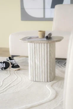 Bijzettafel Dorique Marmer - 45 x 45cm - Loft24.nl