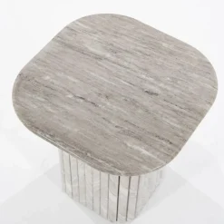 Bijzettafel Dorique Marmer - 45 x 45cm - Loft24.nl