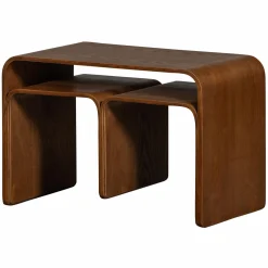 Bijzettafel Frey 60 x 32cm - Walnoot - Loft24.nl