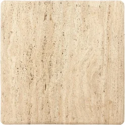 Bijzettafel Hampton Travertin - 50 x 50 cm - Loft24.nl