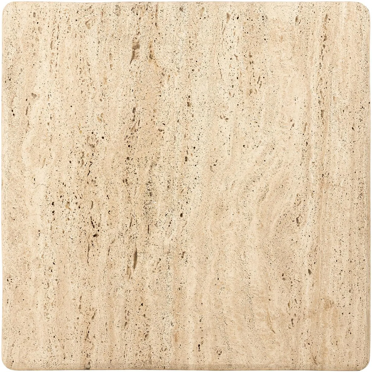 Bijzettafel Hampton Travertin - 50 x 50 cm - Loft24.nl