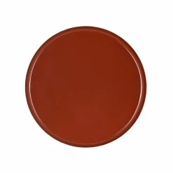 Bijzettafel Inaya Ø41cm - Rood/Goud - Loft24.nl