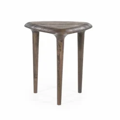 Bijzettafel Jiska Mangohout 46 x 46cm - Bruin - Loft24.nl
