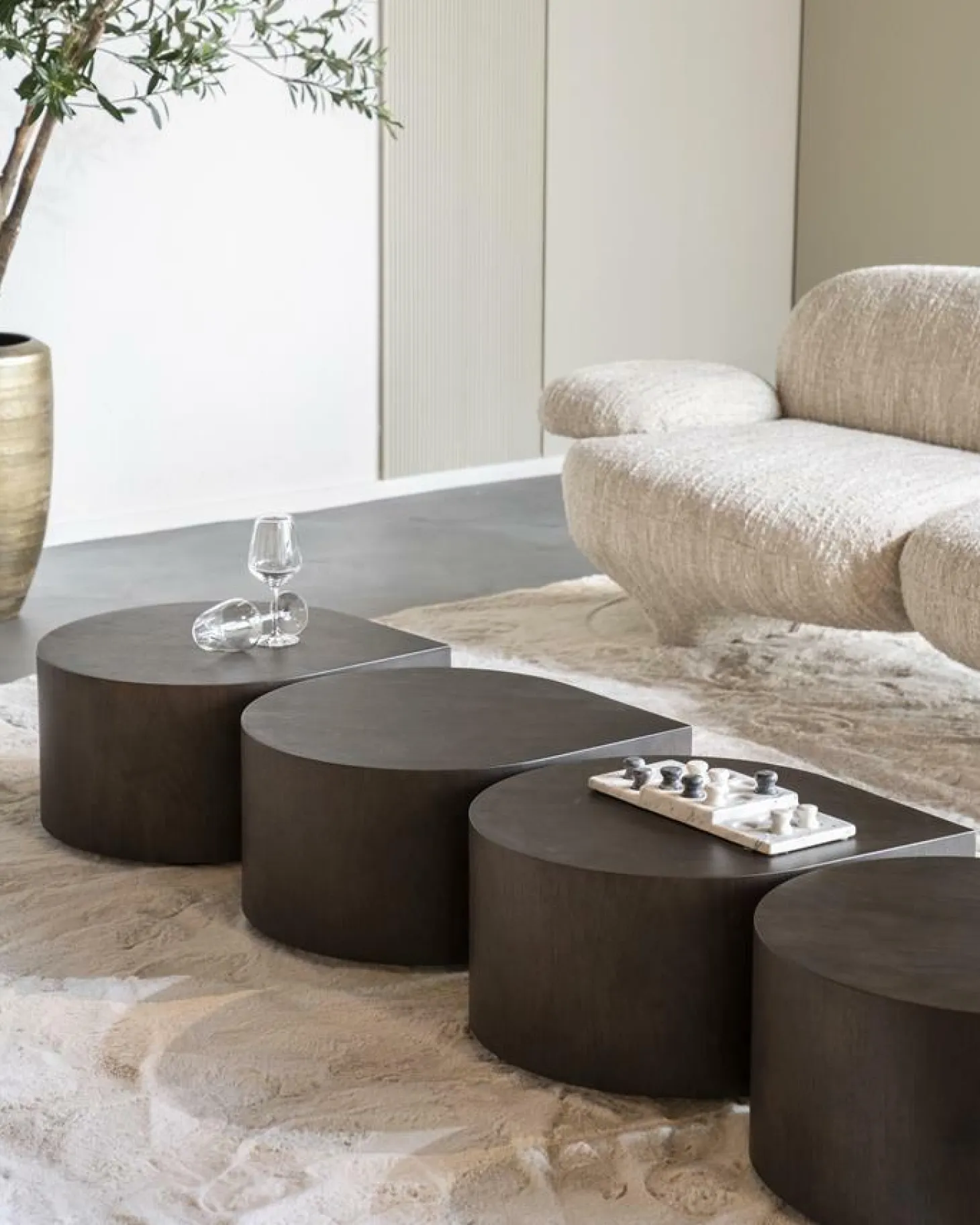 Bijzettafel Jules - Donkerbruin - Loft24.nl