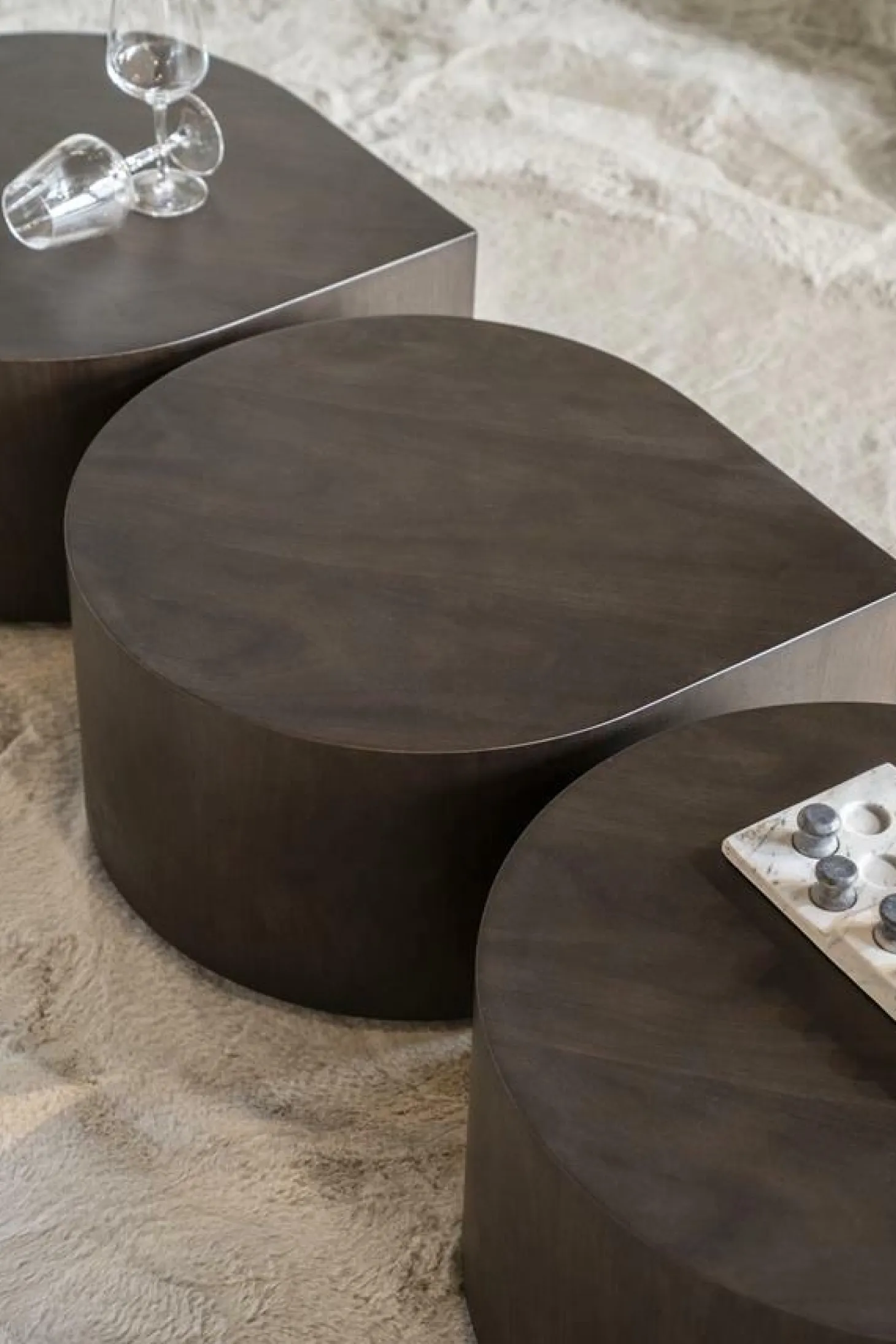 Bijzettafel Jules - Donkerbruin - Loft24.nl