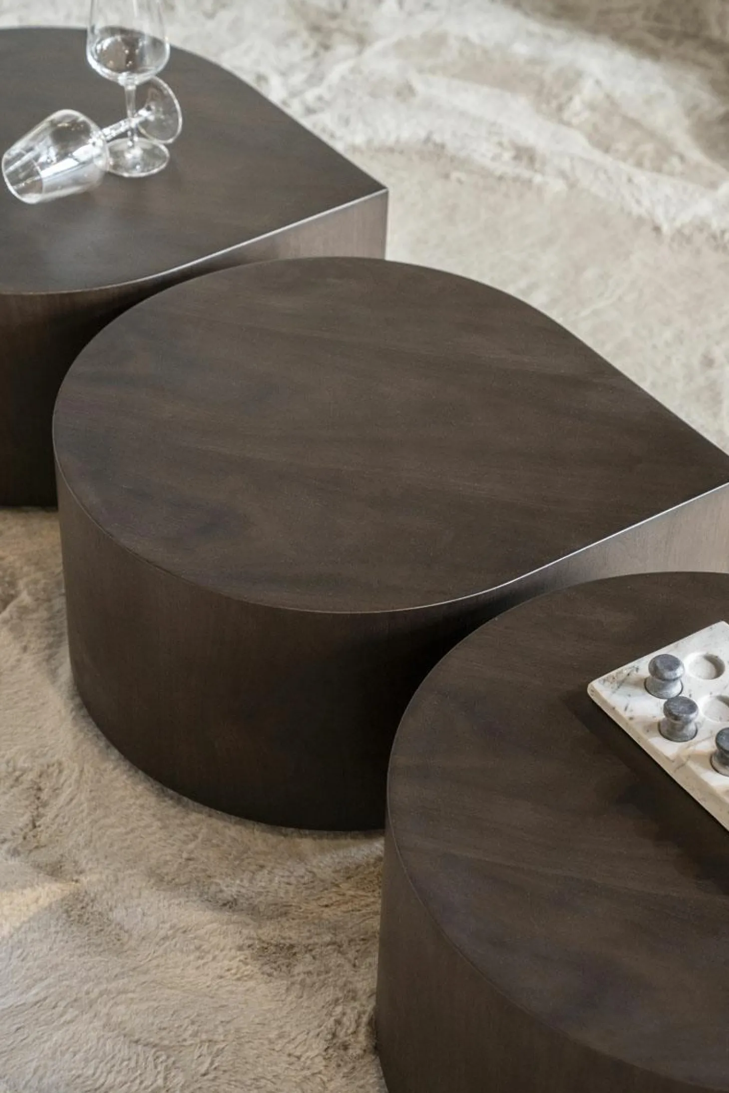 Bijzettafel Jules - Donkerbruin - Loft24.nl