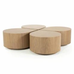 Bijzettafel Jules - lichtbruin - Loft24.nl