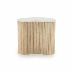 Bijzettafel Kira Mangohout en Marmer - Loft24.nl