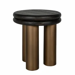 Bijzettafel Macaron Eiken - Ø50 cm - Loft24.nl