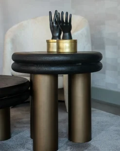 Bijzettafel Macaron Eiken - Ø50 cm - Loft24.nl