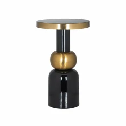 Bijzettafel Mose Ø41 cm - Zwart - Loft24.nl